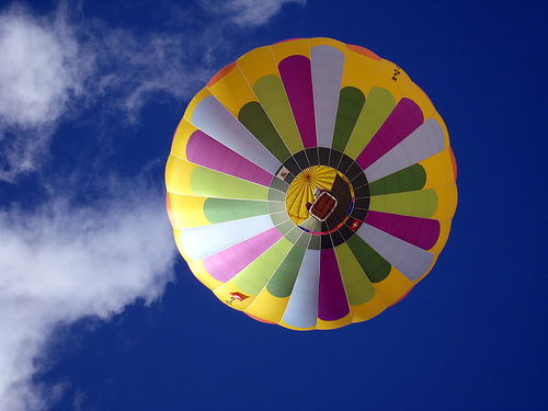 Picture of a balloon in the sky